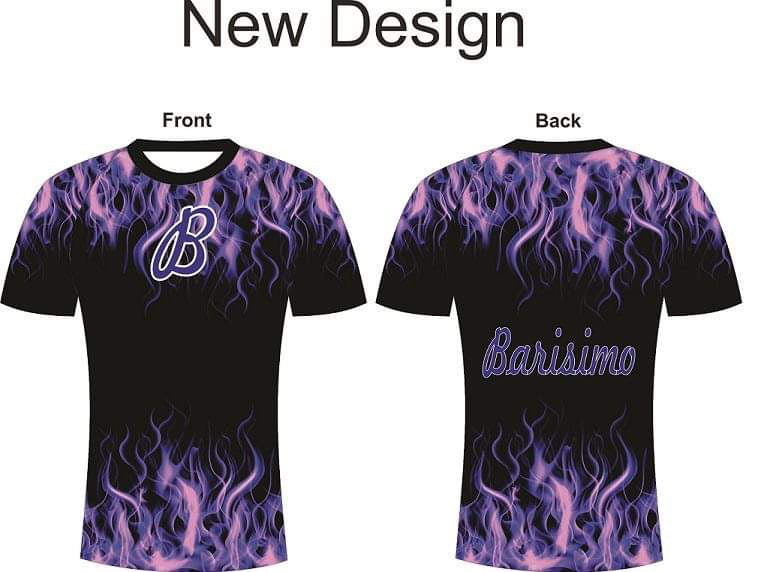 Barisimo Purple Fire Tee Shirt