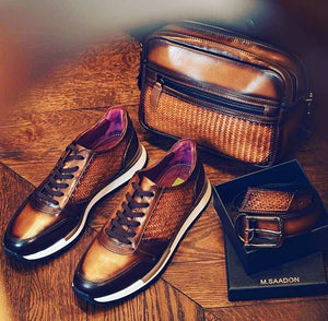 Barisimo Mini Leather Travel Set