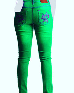Barisimo’s Love for Women Jeans green