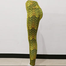 Load image into Gallery viewer, Barisimo Gold Yoga Pants